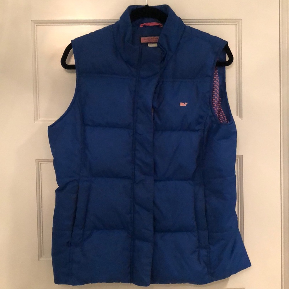 Vineyard vines puffy blue vest